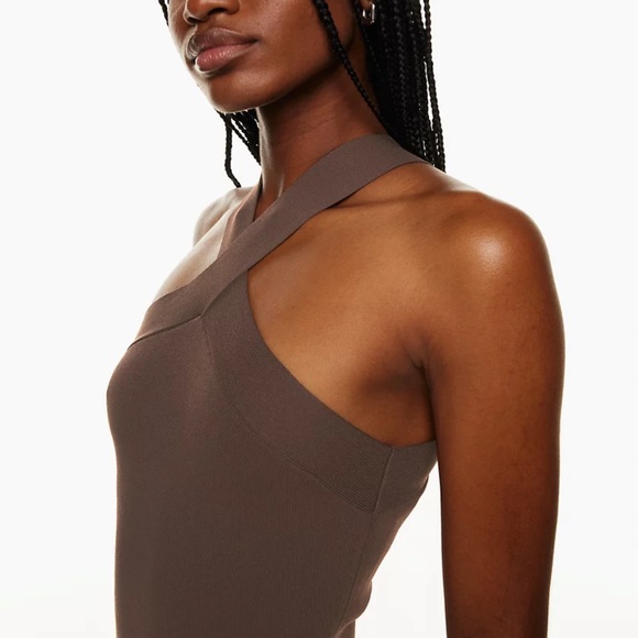 BABATON Sculpt Knit Criss Cross Midi dress - Picture 6 of 8